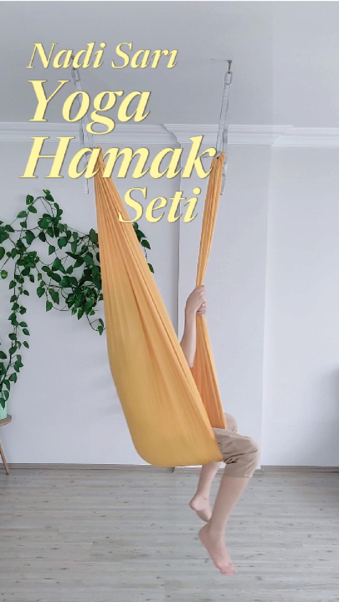 Naturecamp Nadi Sarı Yoga Hamak Seti